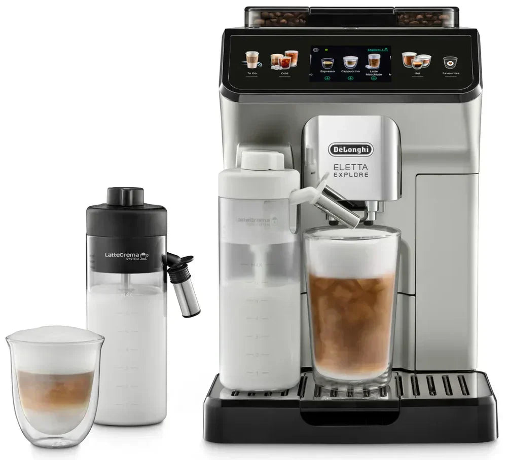 De’Longhi Eletta Explore ECAM450.55.S Kaffeevollautomat silber