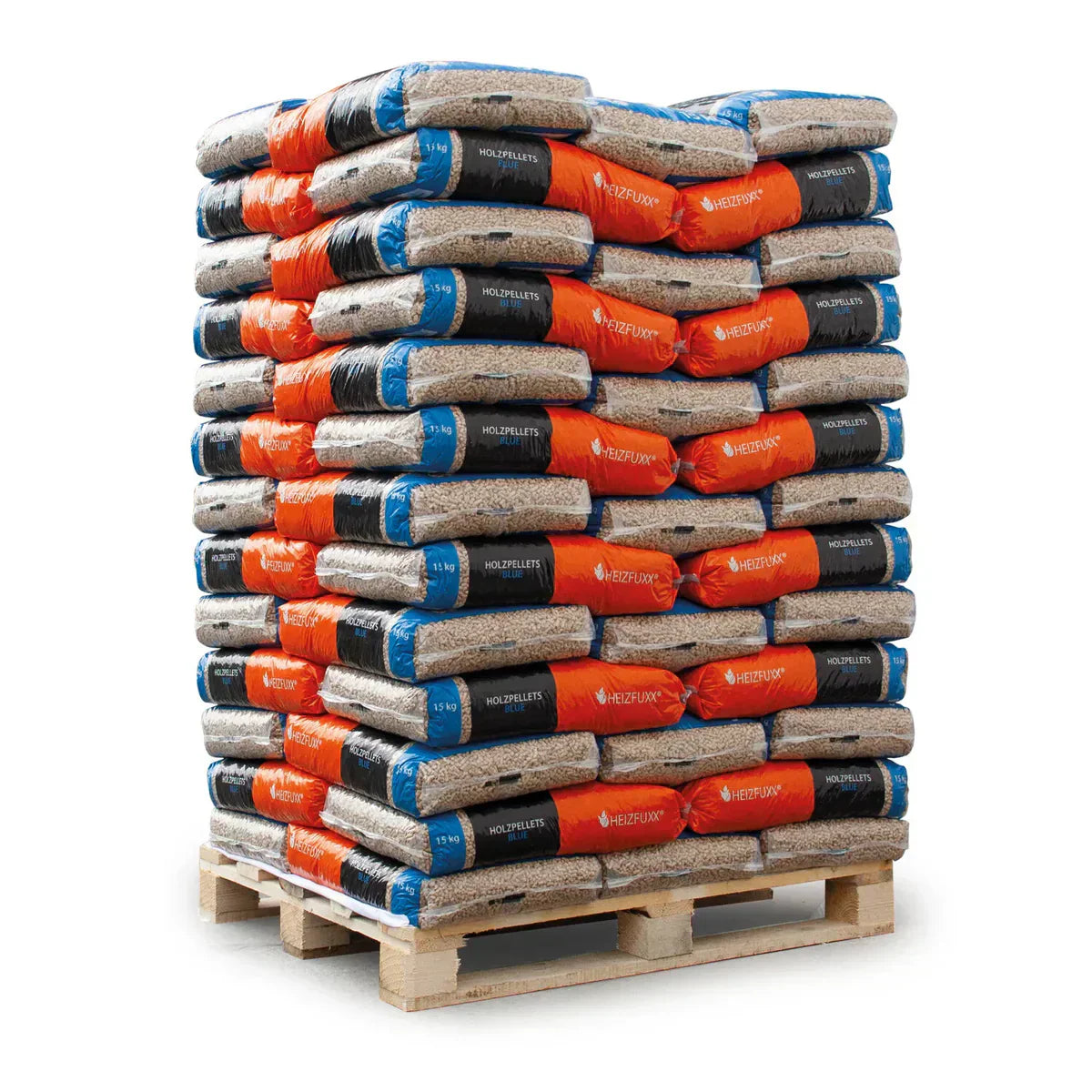 Holzpellets Sackware Heizpellets Pellet Brennholz 15kg x 65 Sack 975kg Palette