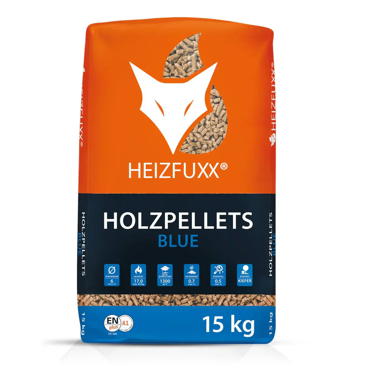 Holzpellets Sackware Heizpellets Pellet Brennholz 15kg x 65 Sack 975kg Palette