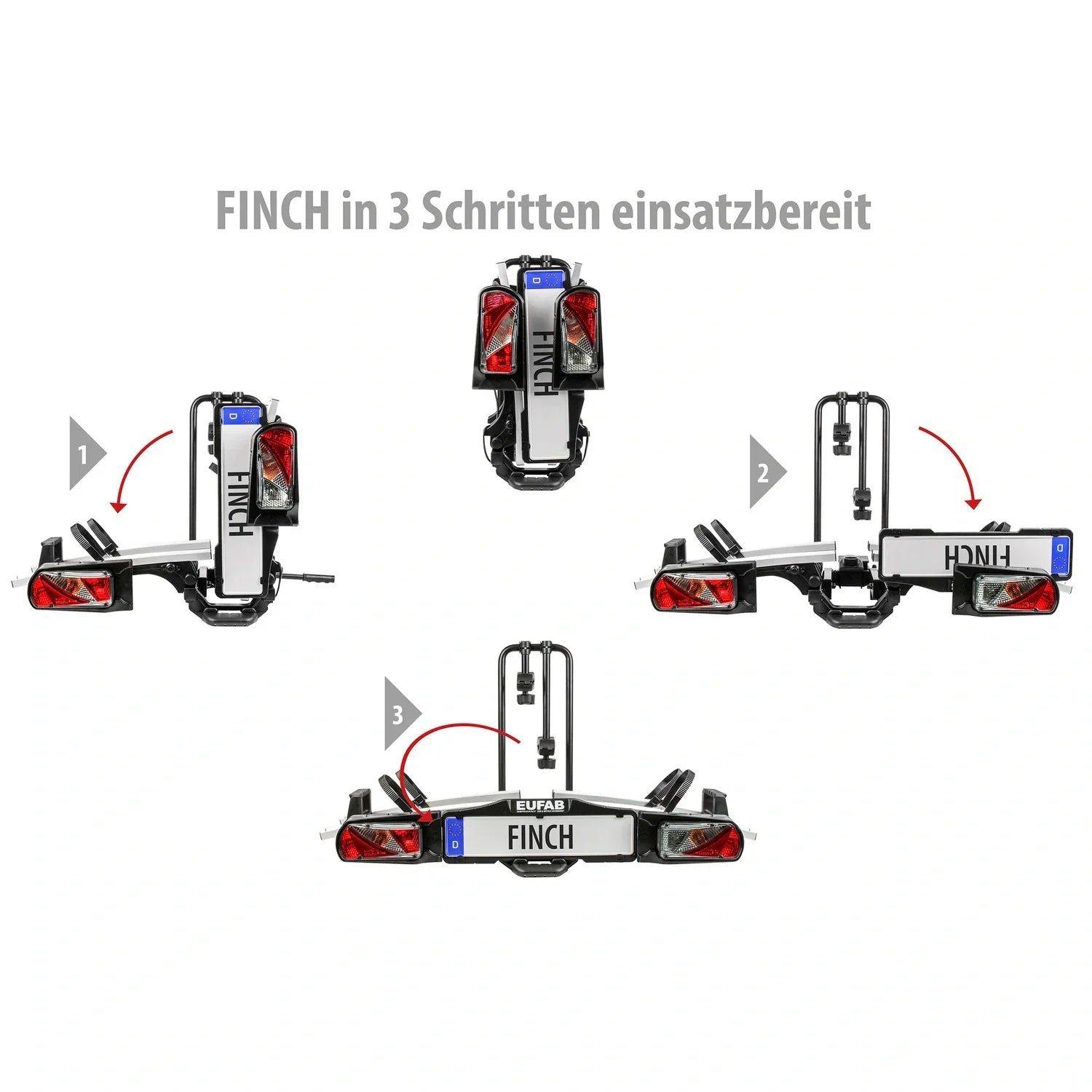 Fahrradträger »Finch«, , BxL: 114 x 71 cm, 130 km/h